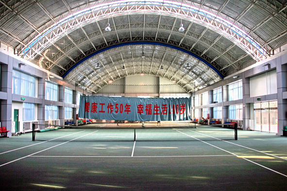 網球館內景圖